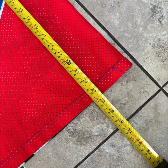 Vintage 90s NHL New York Rangers All Over Print Hockey Mesh CCM Jersey Sz Medium - Picture 9 of 10